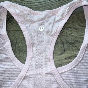 Lavender lululemon swiftly tech tank top